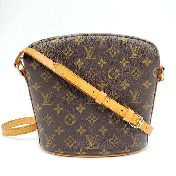 100% Authentic Louis Vuitton Monogram Drouot Cross body Bag